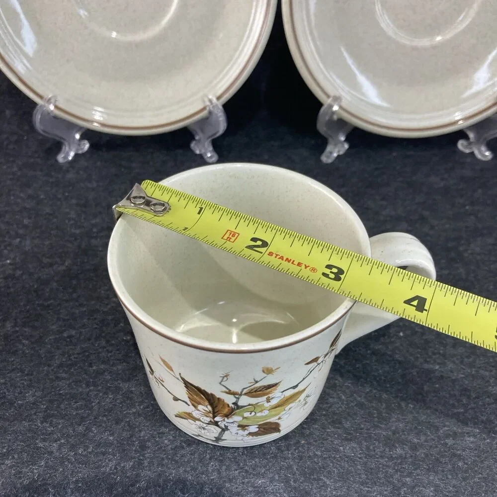 Set Of 2 Royal Doulton Wild Cherry Cup‎ & Saucer 565766 Made In England 1979 Vtg